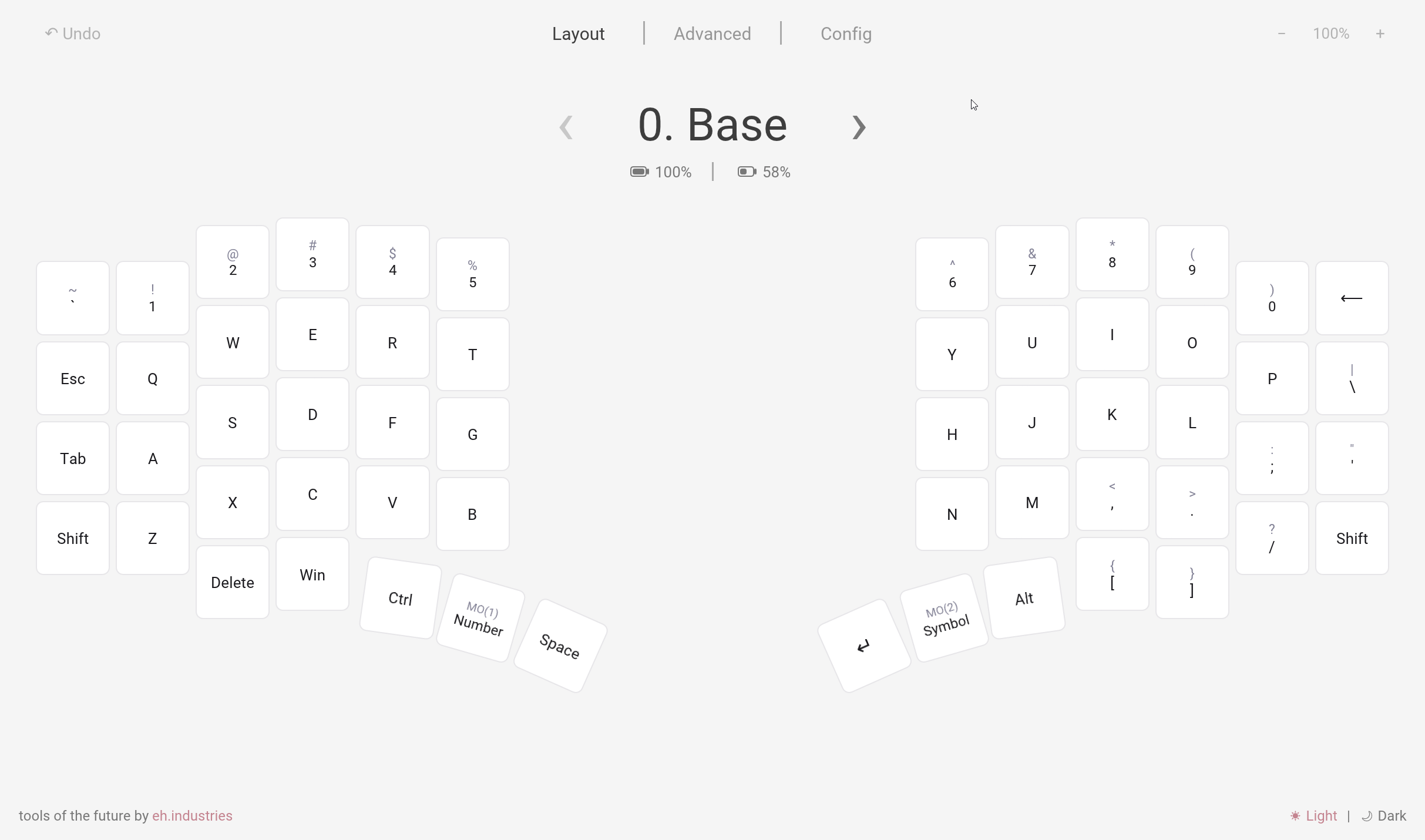 Animated Entropy Key Picker demonstrating Macro and Tap Dance configuration on a split keyboard layout